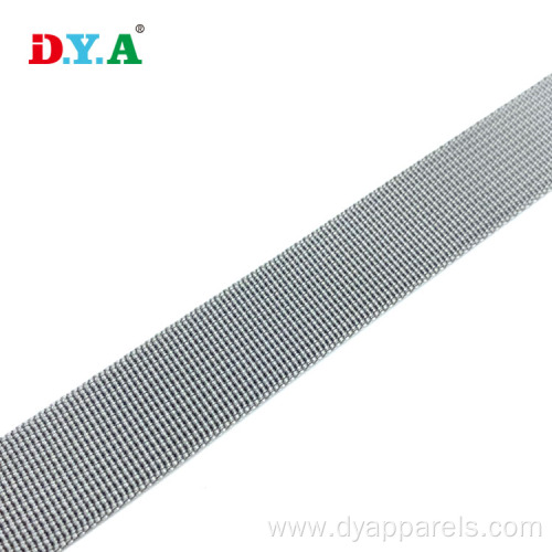 Factory Durable Soft 25mm Gray Polypropylene PP Webbing